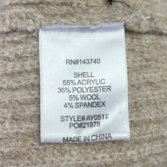 Hyacinth House Black & Tan Diamond Demi Turtleneck Size XS - Picture 6 of 7